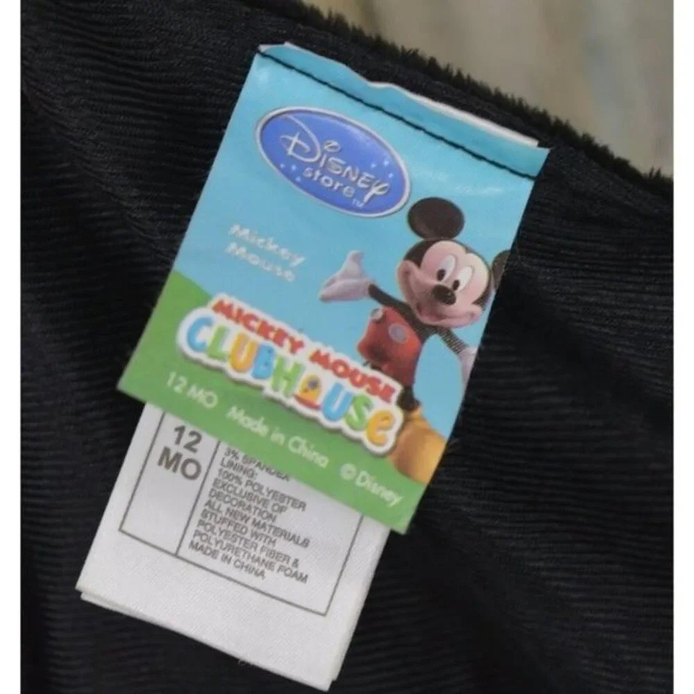 Disney Store Mickey Mouse Clubhouse 12 Months Baby Plush Halloween Costume